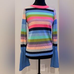 ASOS Colorful Striped Crew Neck Sweater